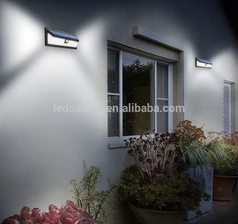 
Modern Waterproof 54 LED Solar Light Solar Power Outdoor Garden Light PIR Motion Sensor Pathway Wall Lamp 