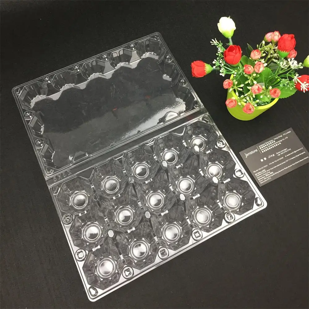 Blister Process Type Egg Tray amazon Plastic Egg Tray 15 for Sale
