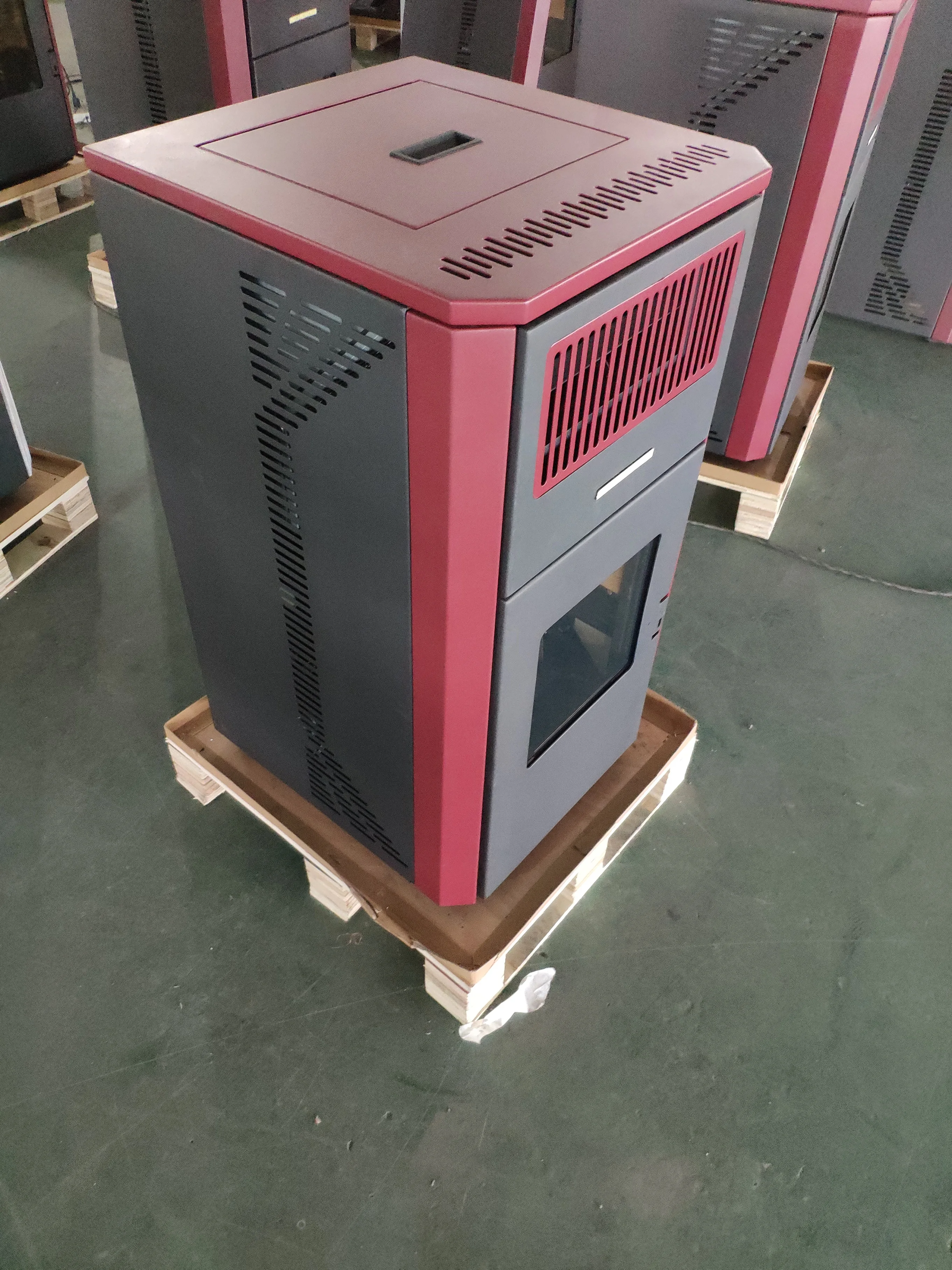 Eco model 8kw indoor wood pellet stove