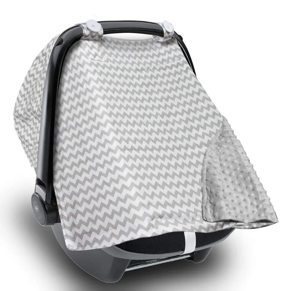 
3 In 1 100% Cotton Fabric Baby Car Seat Breast Feeding Nursing Cover 