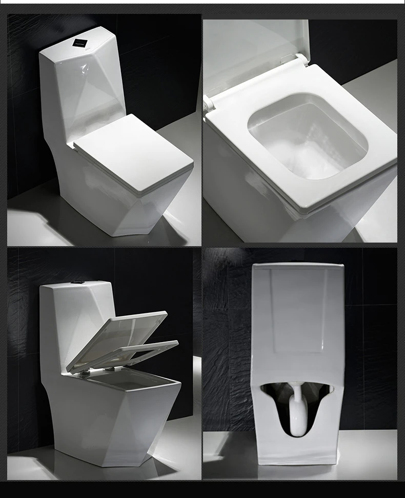 YIDA Elegant Design Revolving Siphonic Pissing One piece Ceramic Toilet