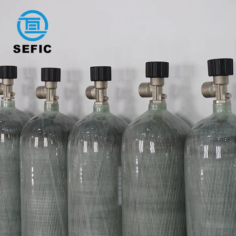 Горячая Распродажа, 9L углеродное волокно, Воздушный баллон из углеродного волокна, кислородный баллон, баллон для подводного плавания