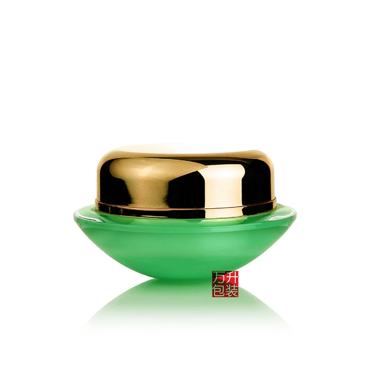 
15g Empty Plastic Acrylic Unique Shape Cosmetic Cream Jar WD 