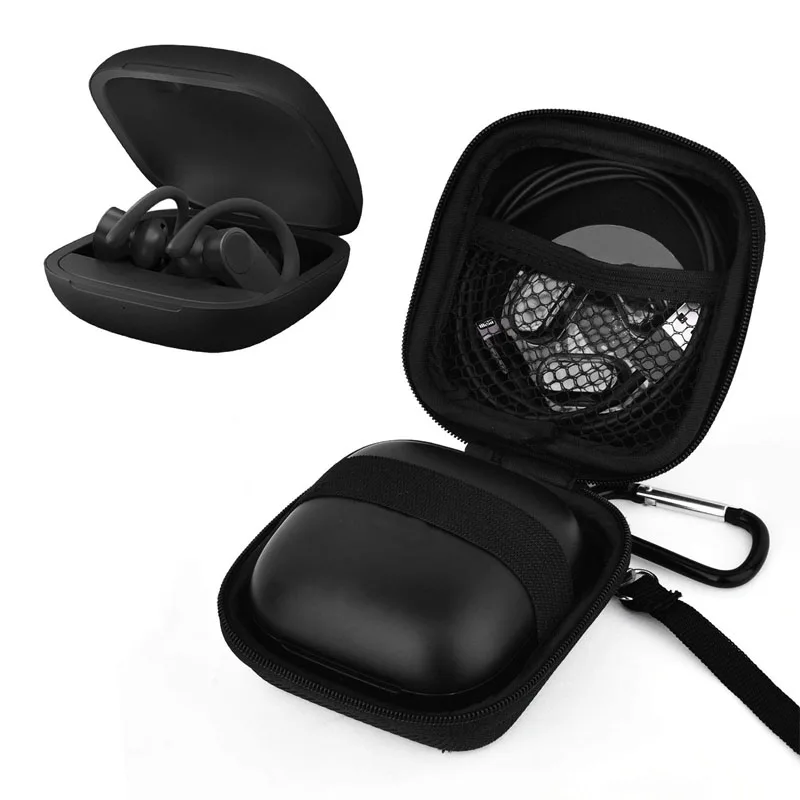 FREE SAMPLE Customized Portable Waterproof Shockproof Protective Travel Storage Carrying Hard EVA Earphone Case with Carabiner