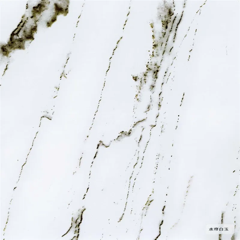 PET white marble effect Hot stamping foils for PVC plastic