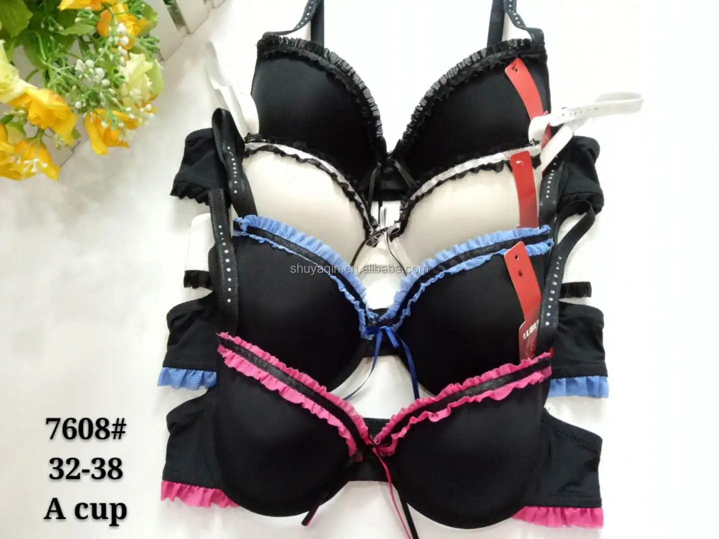 LUBUNIE 7608 # Модный высококачественный бюстгальтер пуш-ап нормальный женский кружевной сексуальный с чашкой