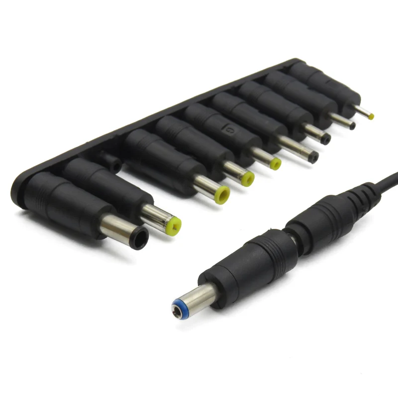  150 см черный штекер-штекер 18 5 в-20 в USB PD Тип C к DC 5*2 мм Мульти 20 наконечников постоянного тока адаптер для ноутбука кабель питания