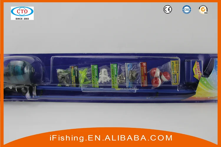 New fishing luers with pvc fishing float for fishing rod combo set