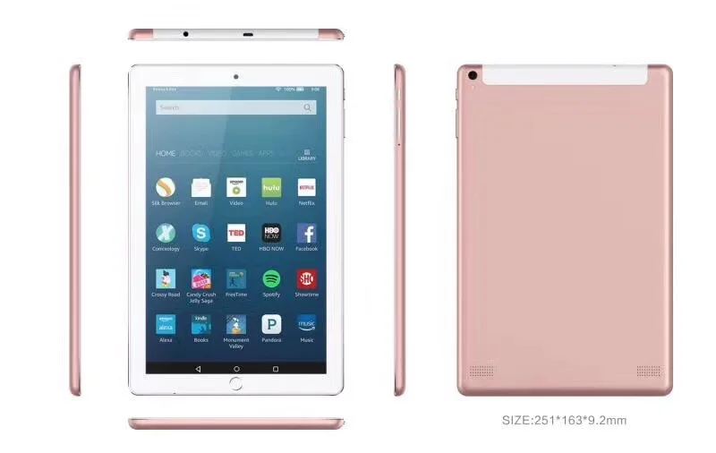  Новый 10 1 дюймовый android 8 MTK Quad Core 3G планшетный