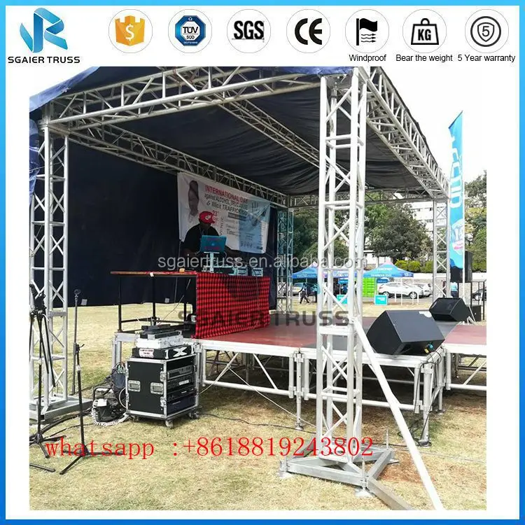 TUV CE 750KG Loading Testing Useful Truck Mobile Stages for