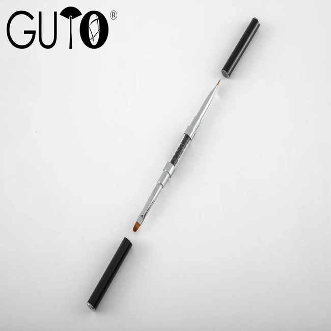 1pcs Double-ended Nail Liner Brush UV Gel Polish Painting Drawing Pen Rhinestone Nail Art Manicure Tools