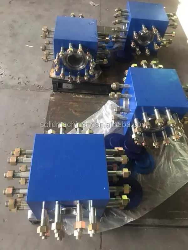 API 6A wellhead 3 way block tee flange