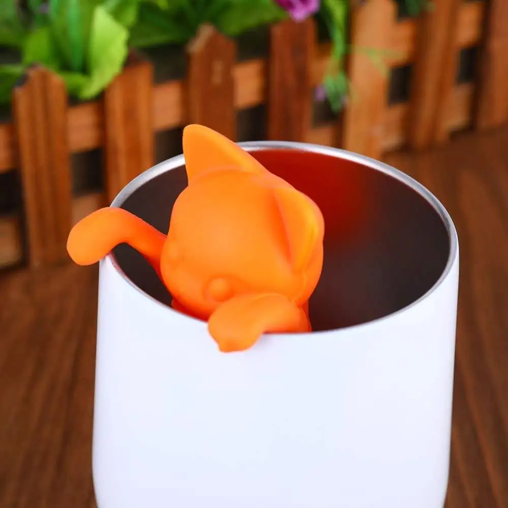 Factory Direct Silicone Cat Infuser Wholesale, Cute Cat Tea Strainer