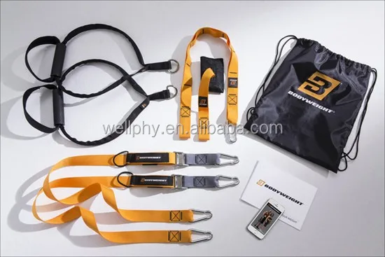 
BODY WEIGHT MMA Suspension SLING TRAINER, Fitness Training Straps 