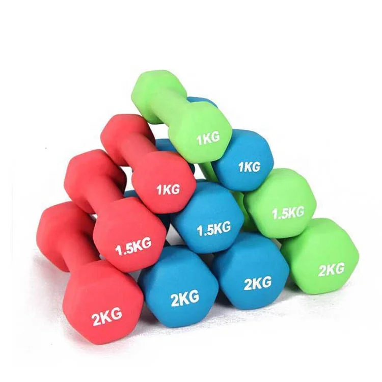 Reapbarbell hexagon dumbbell Cast Iron Dumbbell Free Weight Neoprene Hex Dumbbell