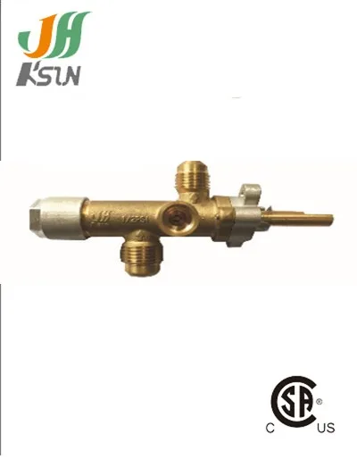 Gas Heater Brass Valve Gas Valve With Thermocouple lpg Flow Control Valve