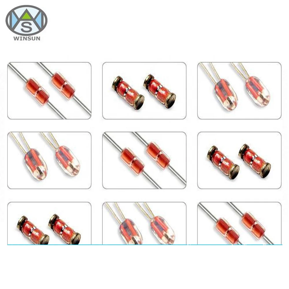 High Stability Glass Sealed 10K ohm B Value 3470K NTC Thermistor For Gas Analyzer
