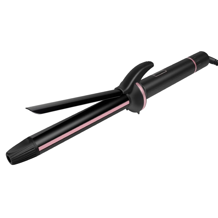 
Professional Curling Iron for Hair Styling Tourmaline Ceramic Curler for All Hair Types with Rotating Adjustable Temperature 