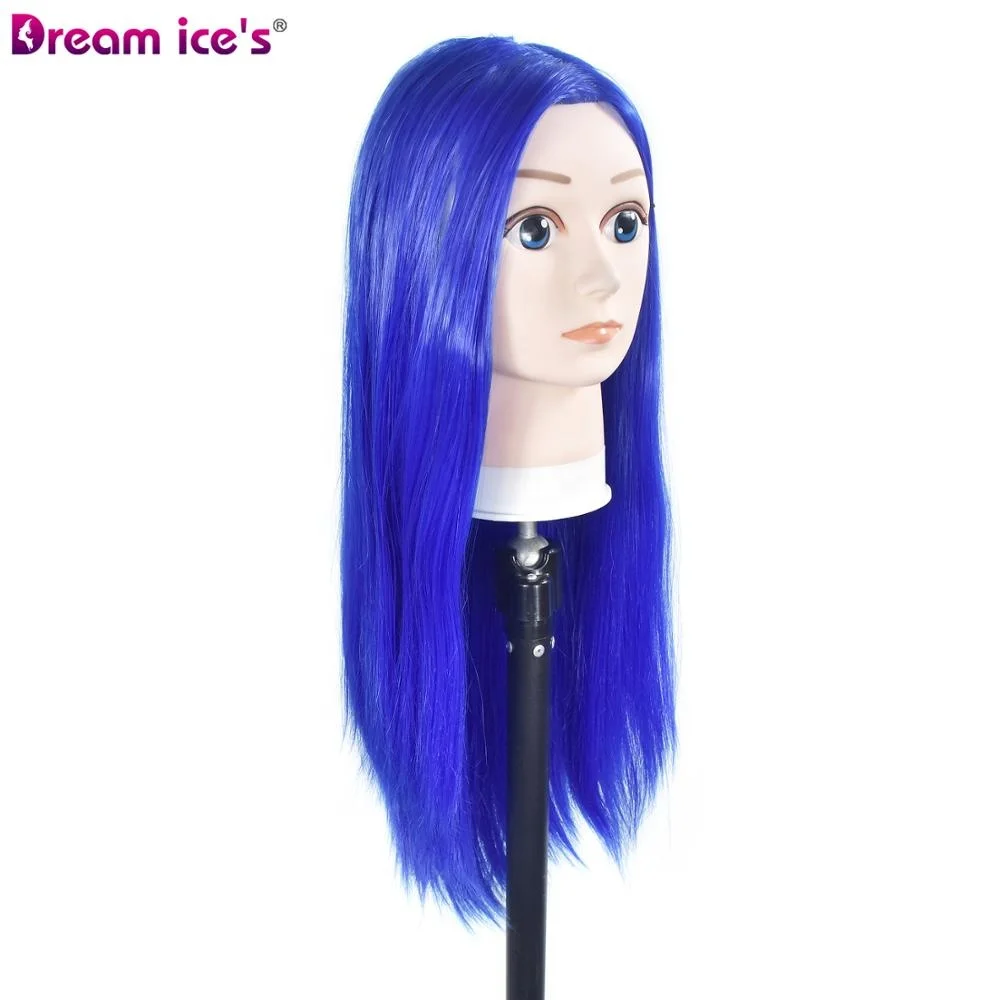 Лидер продаж тренировочная голова из синтетического волокна манекен для косметологических кукол тренировочный укладки волос