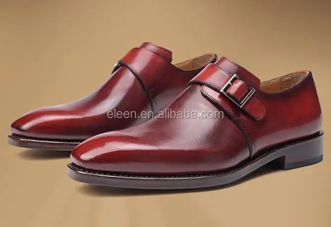 
Men business wine-red autumn genuine leather lace-up mens shoes 