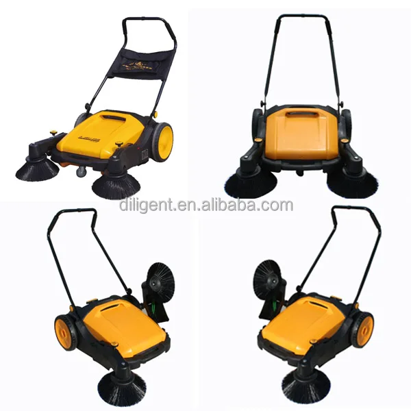 Hand push type sweeping machine/handheld floor sweeper manual road sweeper manual sweeper