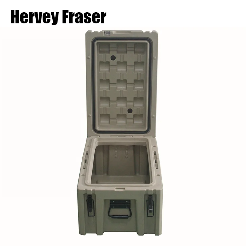 
90L LLDPE material plastic rotomolding cargo case 