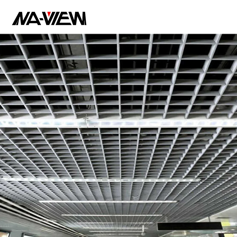 Алюминиевая радиаторная решетка с открытой ячейкой, подвесная потолочная плитка, панель, система каналов