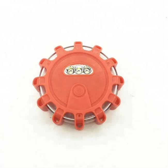 Red Hot selling 3 Pack Rechargeable LED Road Flares Emergency Flashing Traffic Warning Roadside Flare Road Warning Lights