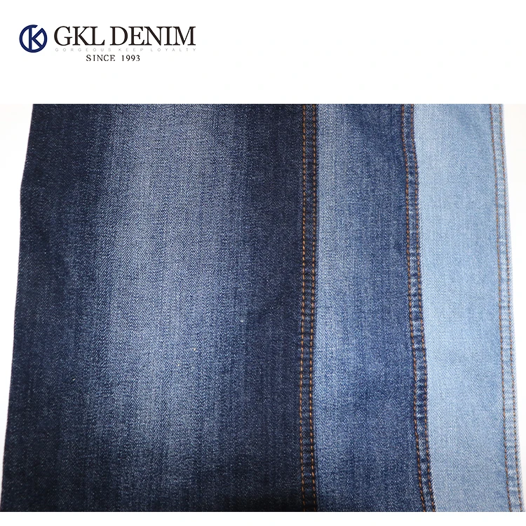 Competitive Price G141101-7 Dobby Denim 2%Spandex 98% Cotton Jeans Fabric