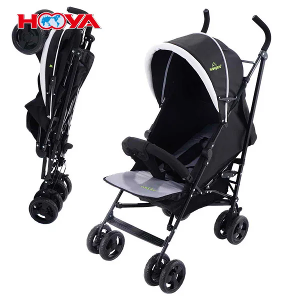 Foldable 5-Point Safety Harness w/Storage Basket Baby Stroller