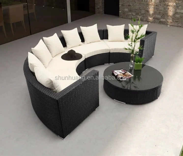 
new style garden rattan sofa sectional outdoor aluminum sofa sets  (60597690225)