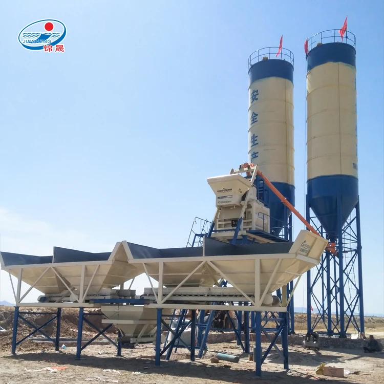 HZS75 Stationary Concrete Batching Station Manufacture ready mix concrete plant for sale