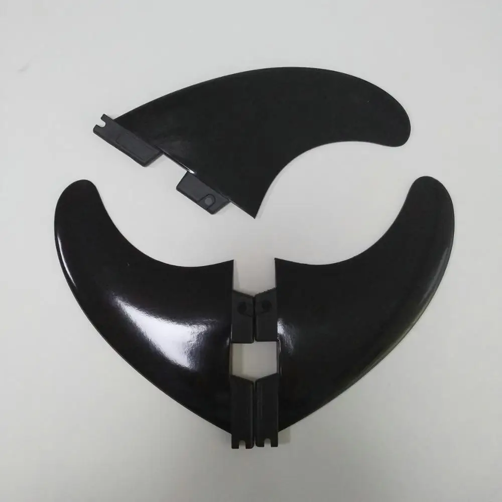 FS Dual Tab Surfboard Fins Single Tab Plastic Surf Fin Click Tab Nylon Fins for Surfing
