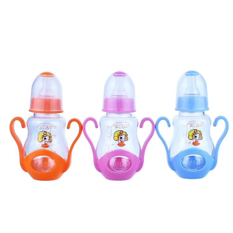 Different style customized logo color baby feeding bottle