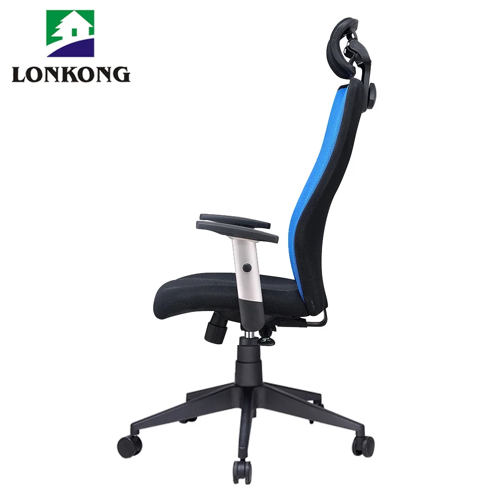 Fashion Sales Office Furniture Mesh Swivel Chairs Office With Arm Rest