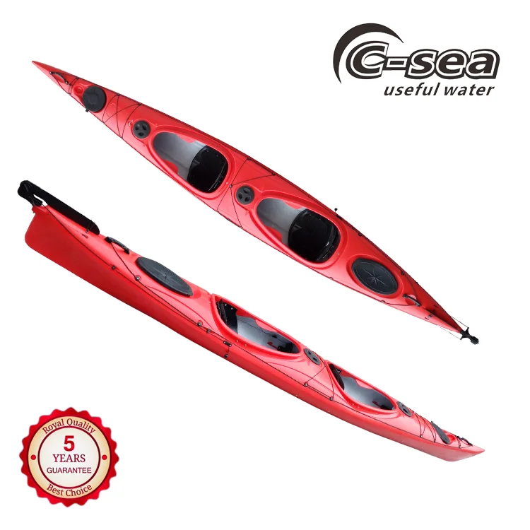 Exquisite craftsmanship three layers china paddle ocean sea kayak