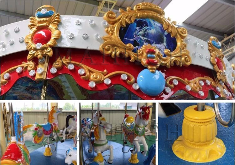 High quality musical 16 seats carousel horse rides for sale