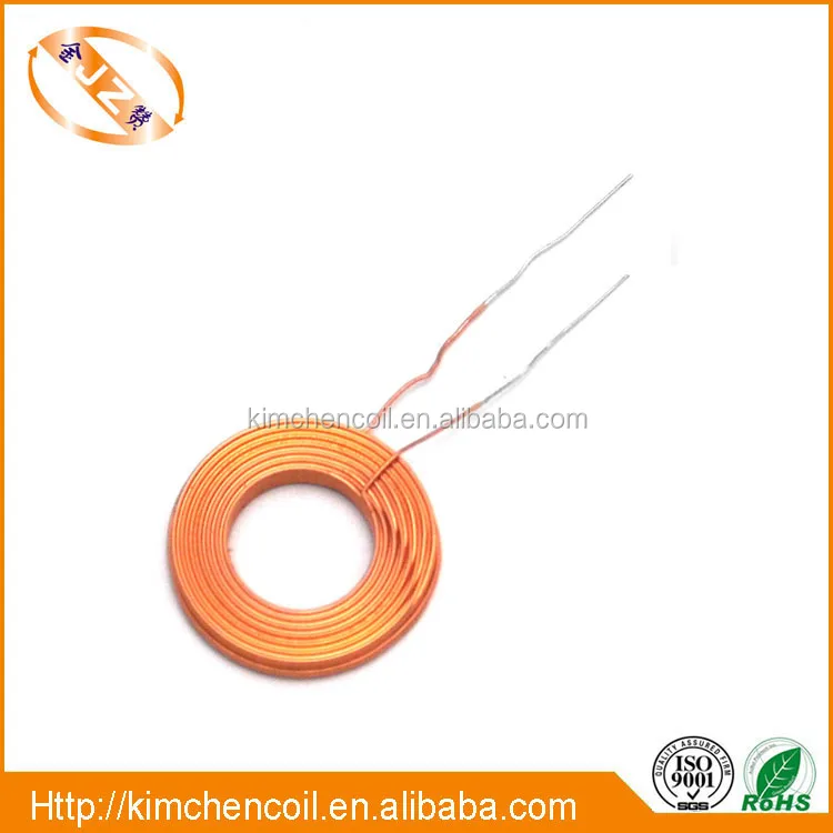 
Magnetic air core self bonded coil hollow copper coil without bobbin 