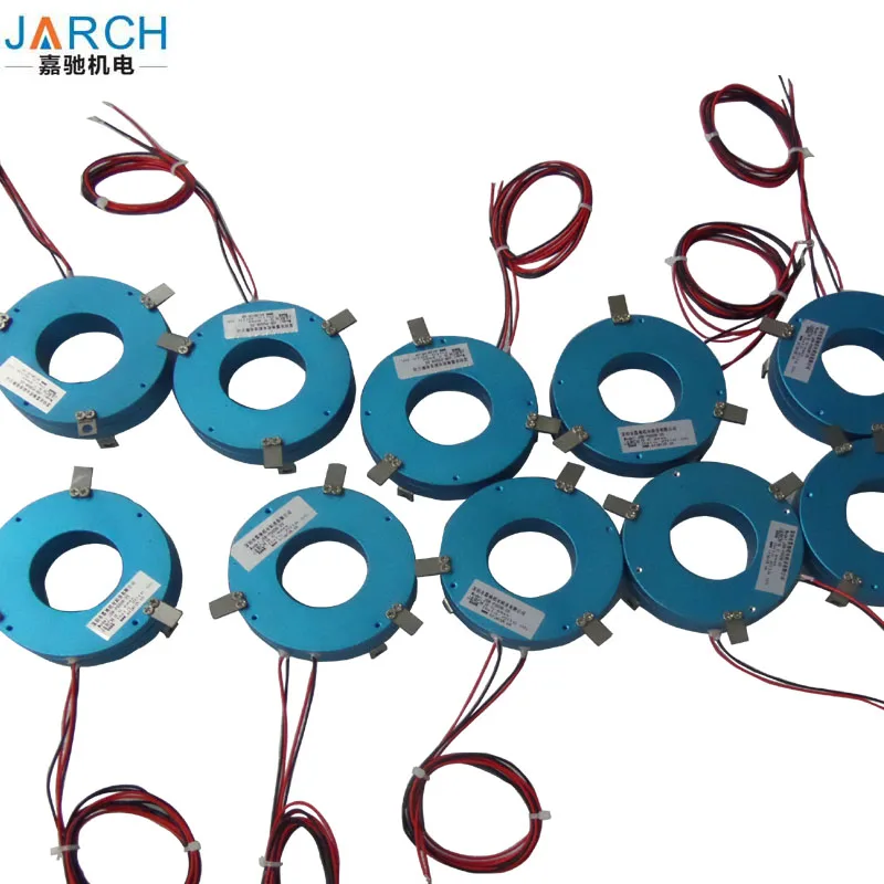 PCB type panshi pancake slipring with through bore slip ring size 38mm 10 circuits