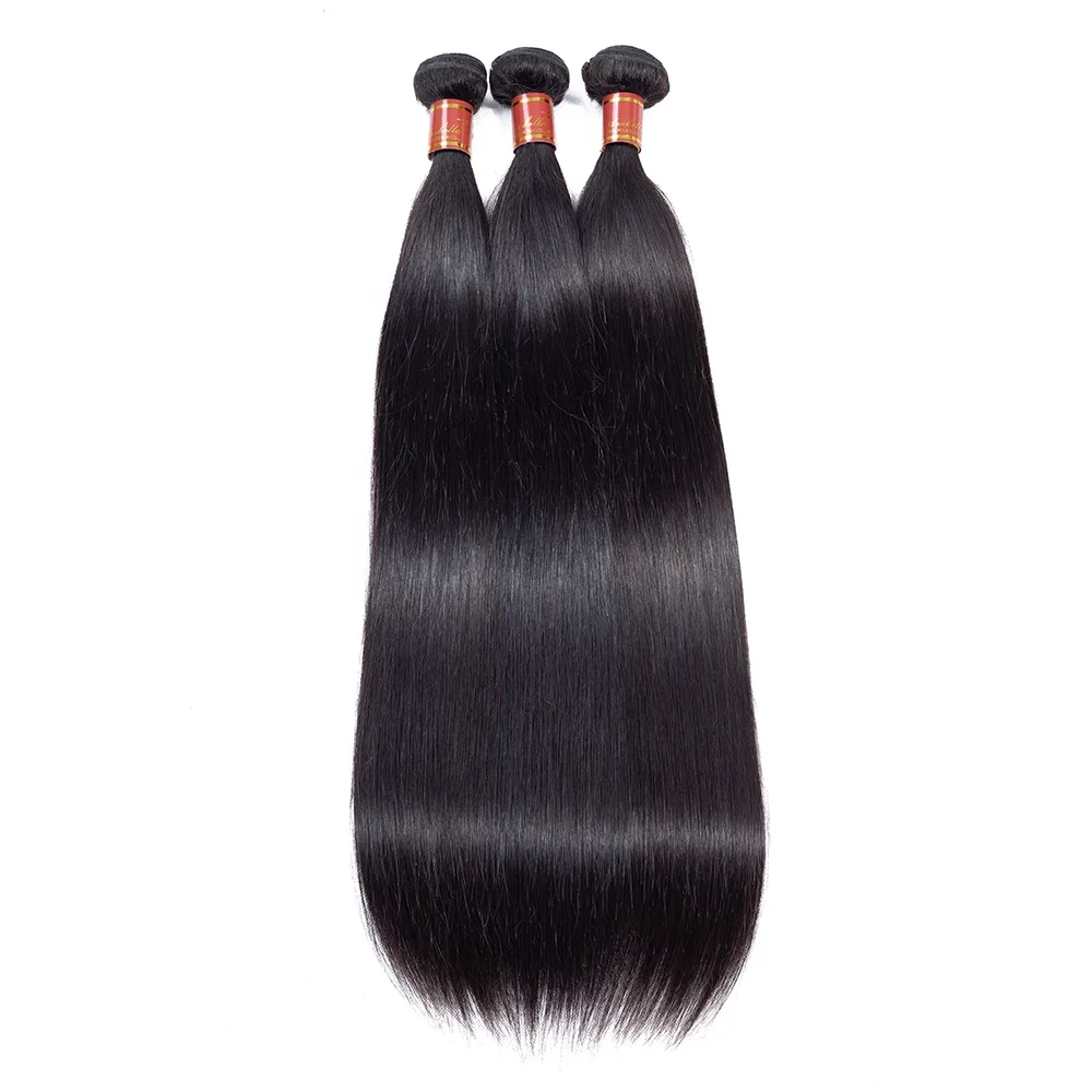 Wholesale Vendors 100% Brazilian Human Hair Extension Bundles With Lace Frontal Closure Raw Mink Cuticle Aligned Hair Weave Weft