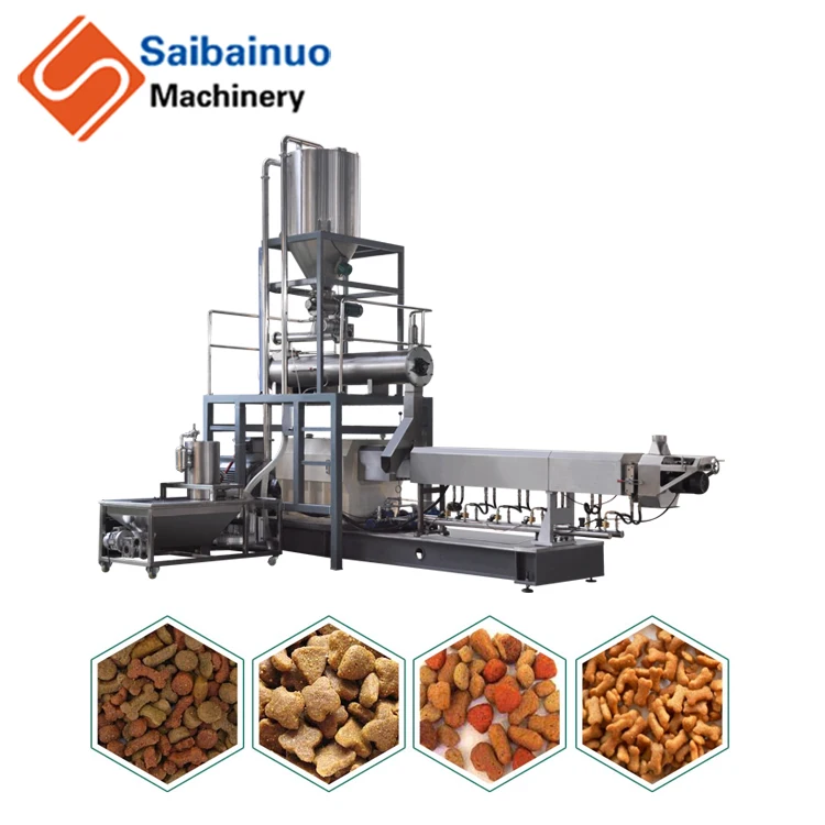 
Professional Dried Kibble Dog Food Machine made in China 