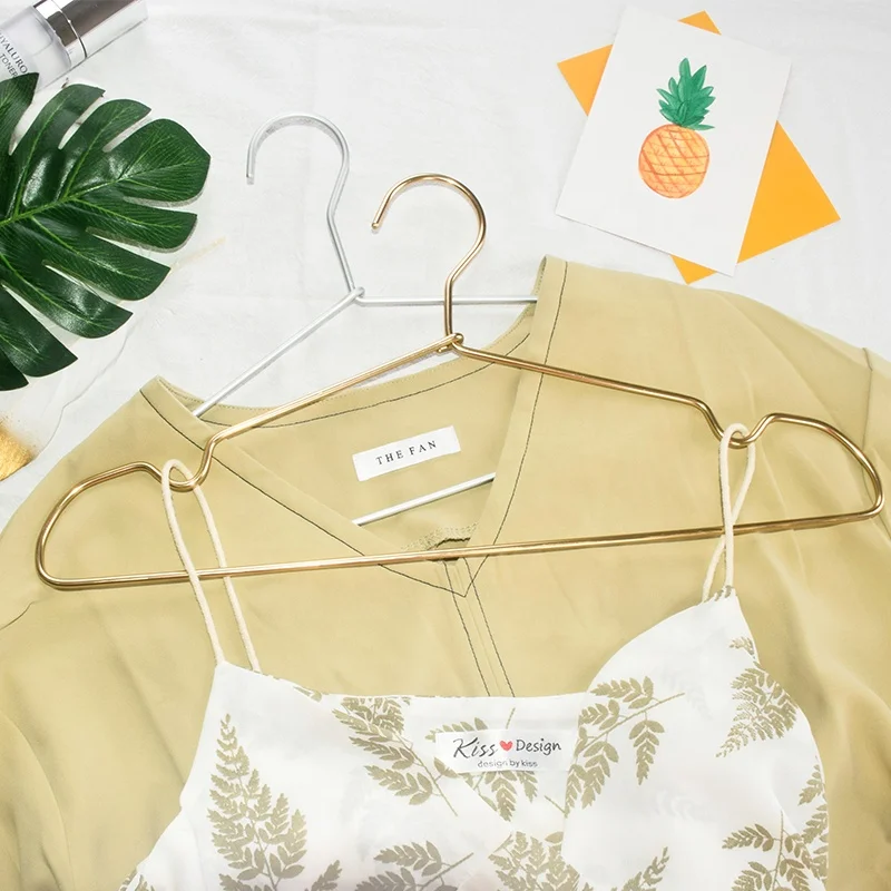 Многоцветная алюминиевая вешалка, Золотая вешалка, Металлическая Вешалка из розового золота, алюминиевая вешалка для хранения