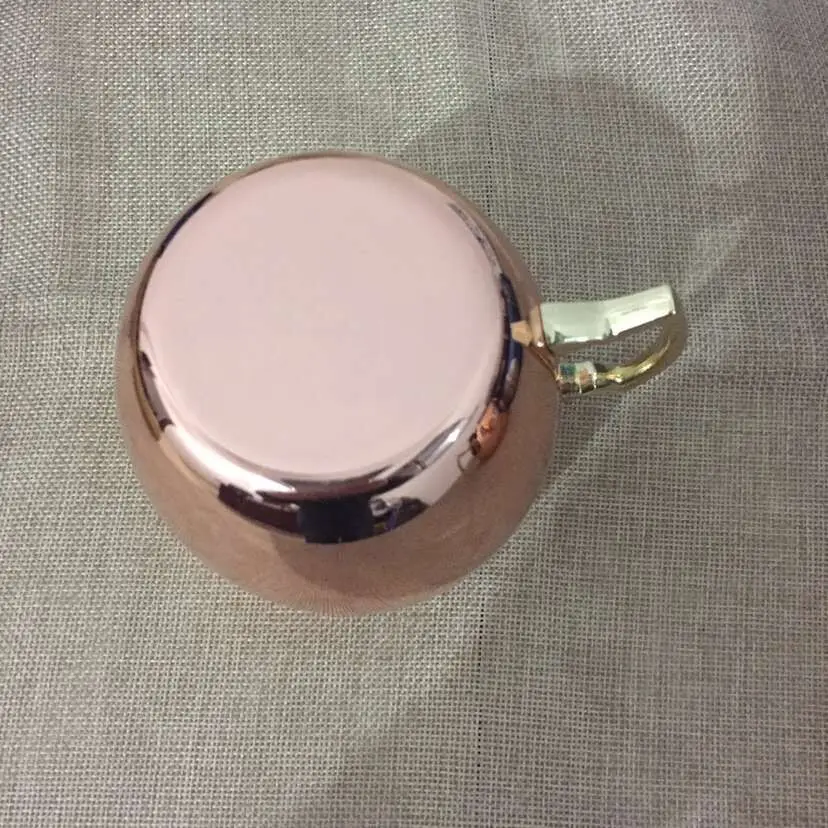 400ml Moscow Mule Mug Candle Hammered Copper cup ,barrel candle holder ,stainless steel copper plated candle jar