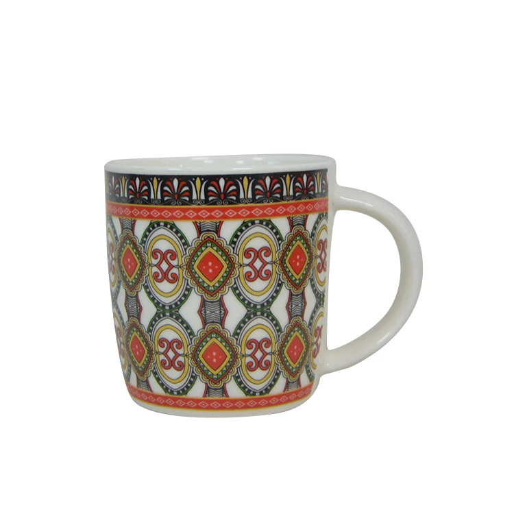 Ceramic cup designs beautiful coffee mug porcelain ceramic merry christmas mug