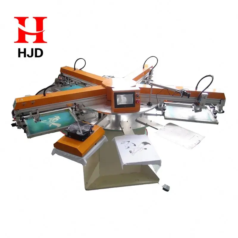 Auto 2 two colors Silk screen printing  machine price