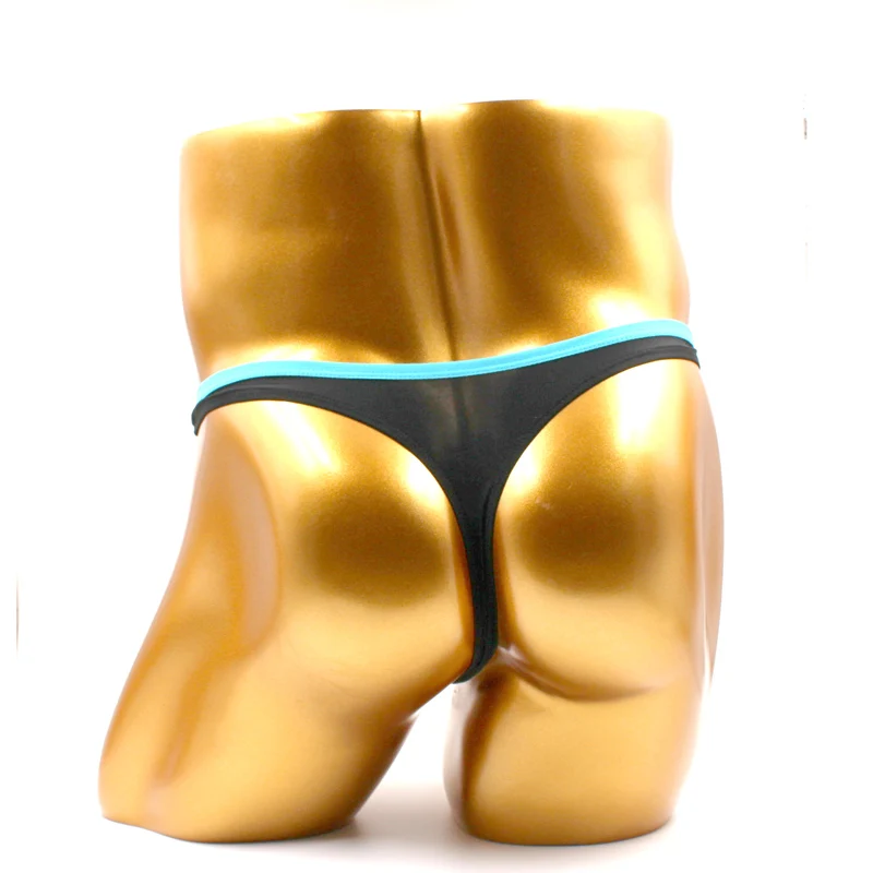 Custom Gay Mens Sexy Underwear Nylon Man Sexy Thong Underwear Backless G-string Big Men Penis T-Back Wholesale