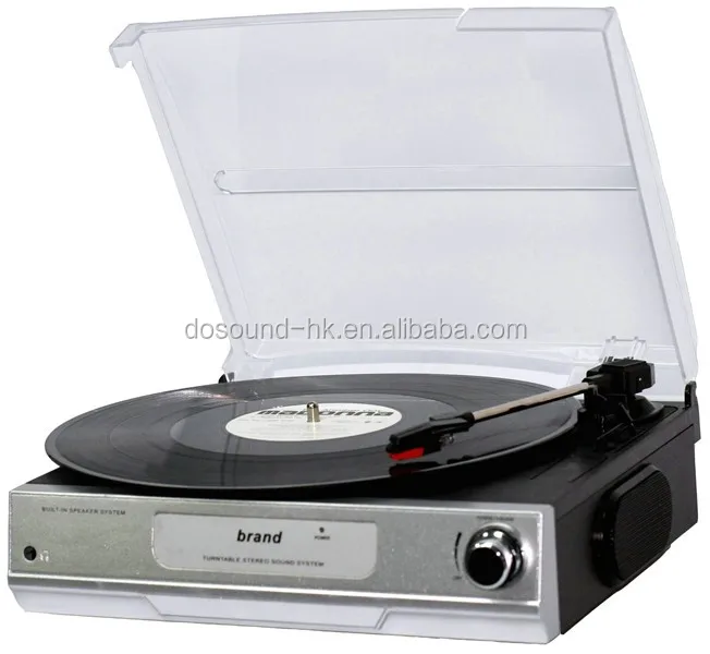 multi turntable audio receiver Record Player with Built-in Speaker phonograph player casser tape encoding