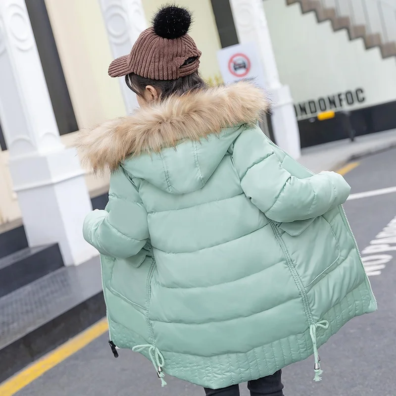
2018 New product Long cute baby girl winter coat &kids winter clothes wholesale kids clothes 