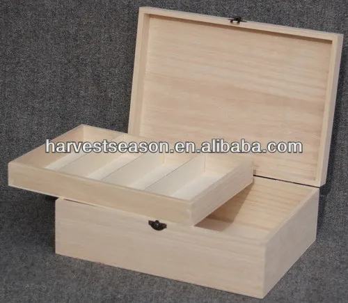 прекрасный unfished деревянная коробка чая