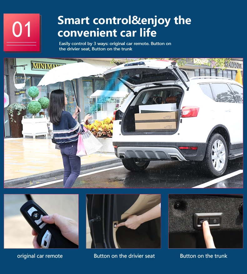 electric tailgate lift for Vellfire /Alphard with foot kick sensor auto parts